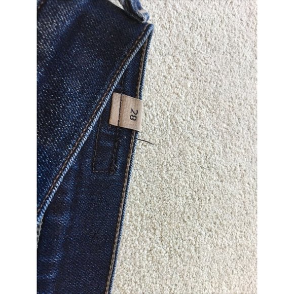 Women's Citizens of Humanity Agnes Mid Rise Slim Straight Jeans Blue 29x25 - Picture 6 of 12